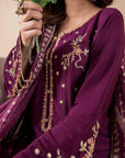 3PC Stitched Suit - ZR2012PRPL
