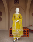3 Piece - Stitched Cotton Suit