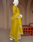 3 Piece - Stitched Cotton Suit
