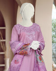 3 Piece - Stitched Cotton Suit