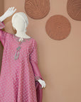 3 Piece - Printed Stitched Cotton Suit