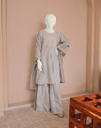 3 Piece - Printed Stitched Cotton Suit