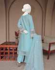 3 Piece - Stitched Cotton Suit