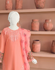 3 Piece - Stitched Cotton Suit