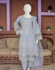 3 Piece - Stitched Cotton Suit