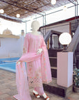 3 Piece - Stitched Cotton Suit