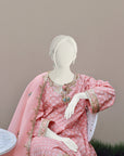 3 Piece - Printed Stitched Cotton Suit