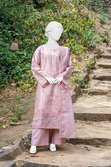 3 Piece - Stitched Cotton Suit