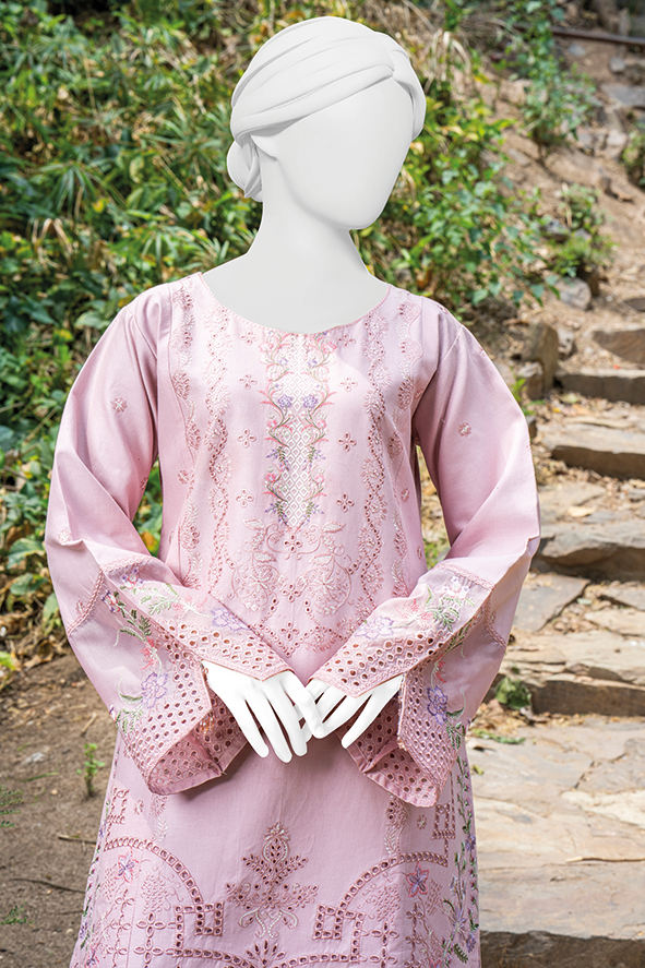 3 Piece - Stitched Cotton Suit